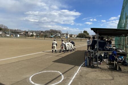 2022.03.06 練習試合 vs 上九沢白鳥野球部