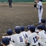 2022.10.09 ｽﾎﾟｰﾂﾃﾞﾎﾟ 少年野球教室